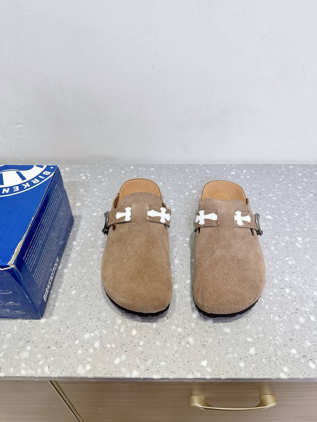 Chrome Hearts 25Ss Spring and Summer New Birken Casual Half Slippers Ergonomical