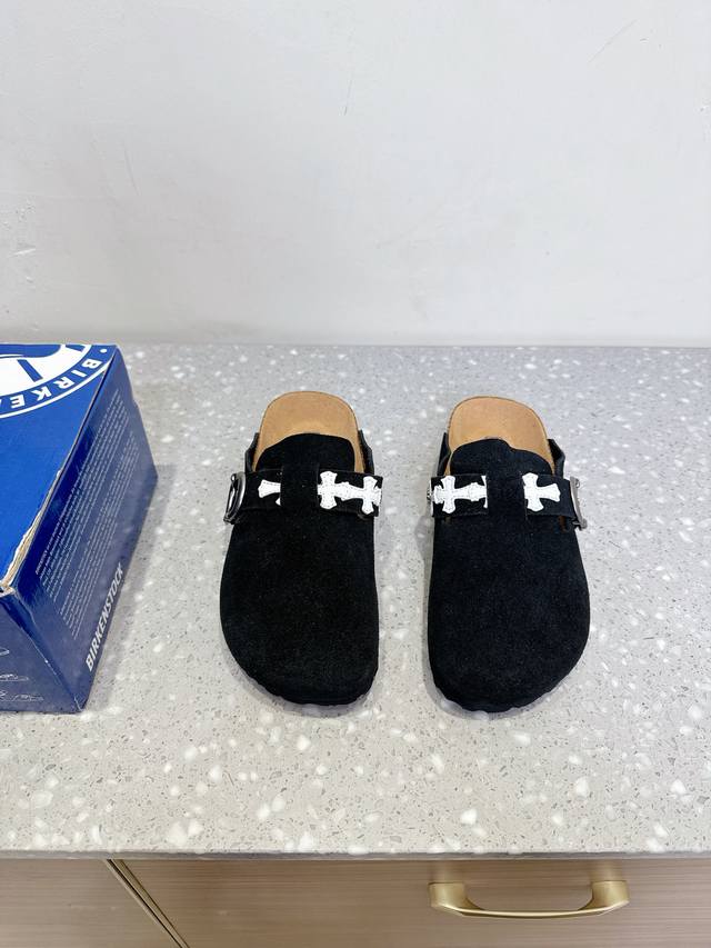 Chrome Hearts Chrome Hearts 25Ss Spring and Summer New Birken Casual Half Slippe