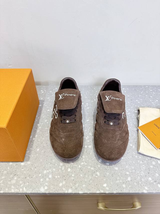 Louis Vuitton Louis Vuitton 25Ss Spring/Summer New Footprint Series Couple Sneak