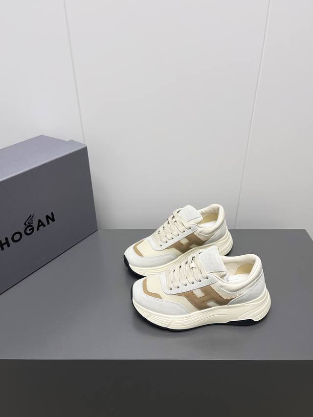 Factory Men 10 Hogan 2025 Spring and Summer Latest Sports Shoes Couple Thick-so