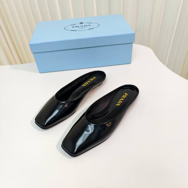 Original development purchasing level Prada 25Ss spring and summer new flat heel