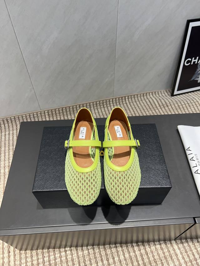 Factory: Exclusive top version Niche Alaia 2025Vs spring single shoe series Mes