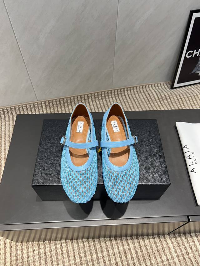 Factory: Exclusive top version Niche Alaia 2025Vs spring single shoe series Mes