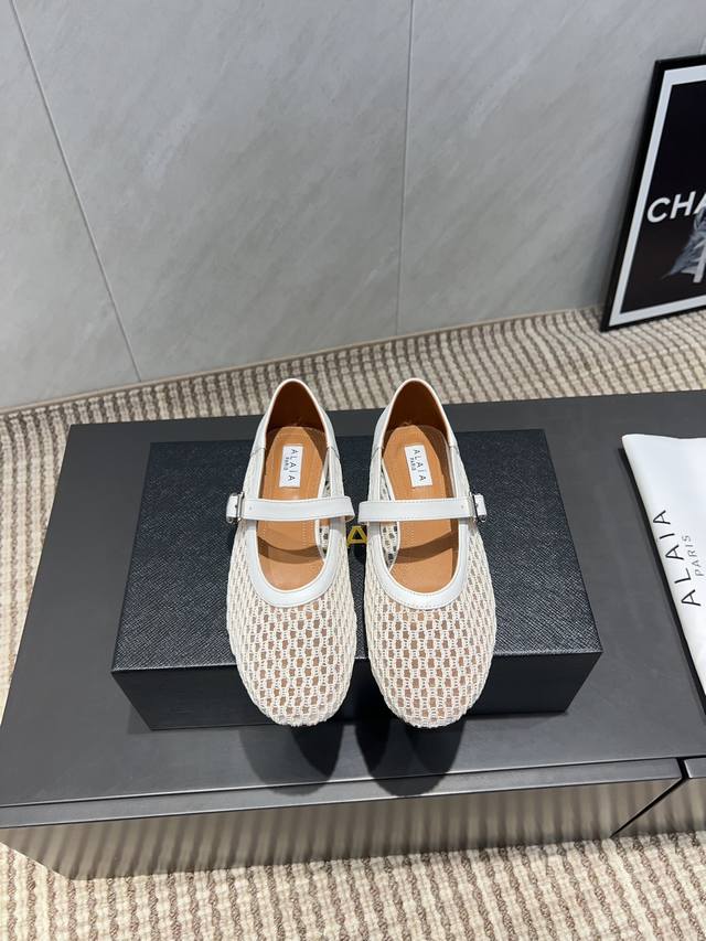Factory: Exclusive top version Niche Alaia 2025Vs spring single shoe series Mes