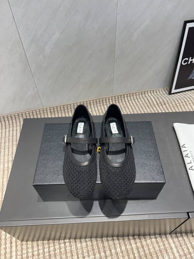 Factory: Exclusive top version Niche Alaia 2025Vs spring single shoe series Mes