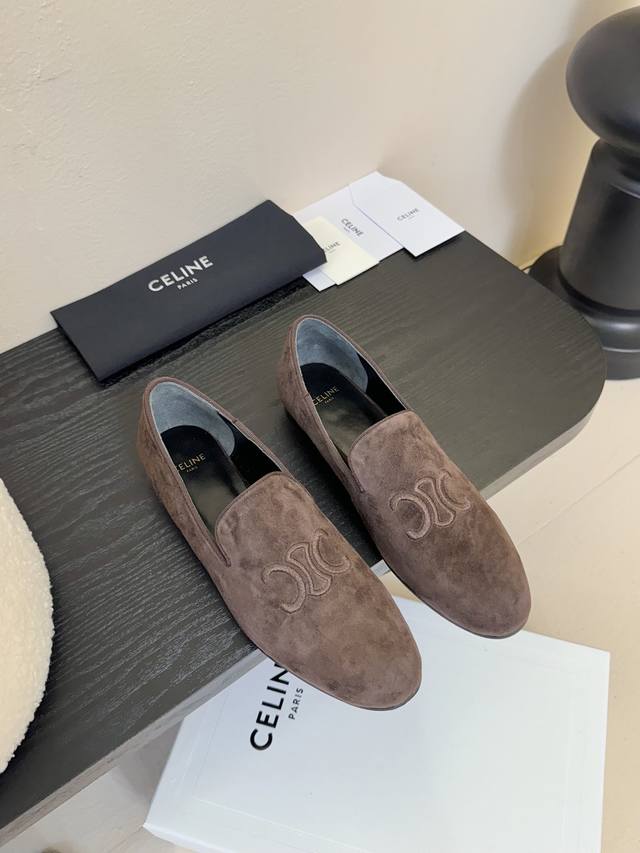 Celine*Celine 2025Ss new loafers Internet celebrity Ins recommendation tool, ver