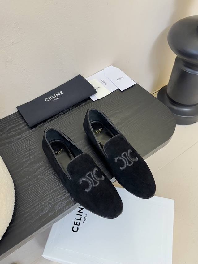 Celine*Celine 2025Ss new loafers Internet celebrity Ins recommendation tool, ver