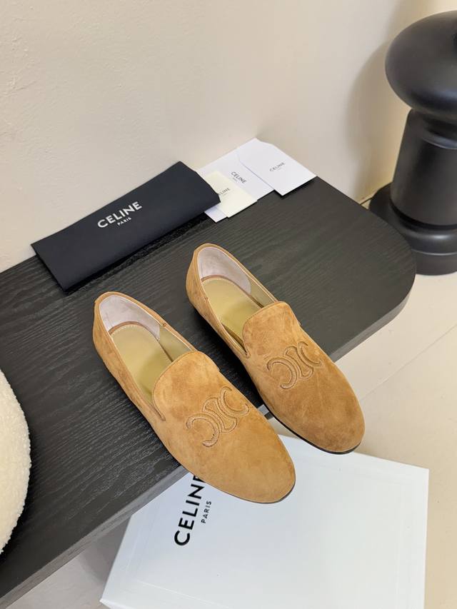 Celine*Celine 2025Ss new loafers Internet celebrity Ins recommendation tool, ver
