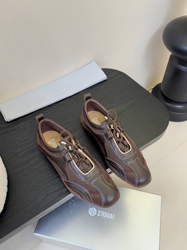 27Quai Niche fashion brand 25Ss spring and summer new catwalk style Dexun shoes