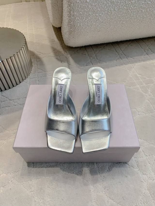 factory price P Jimmy Cho* new high-heeled sandals with simple design, classic a