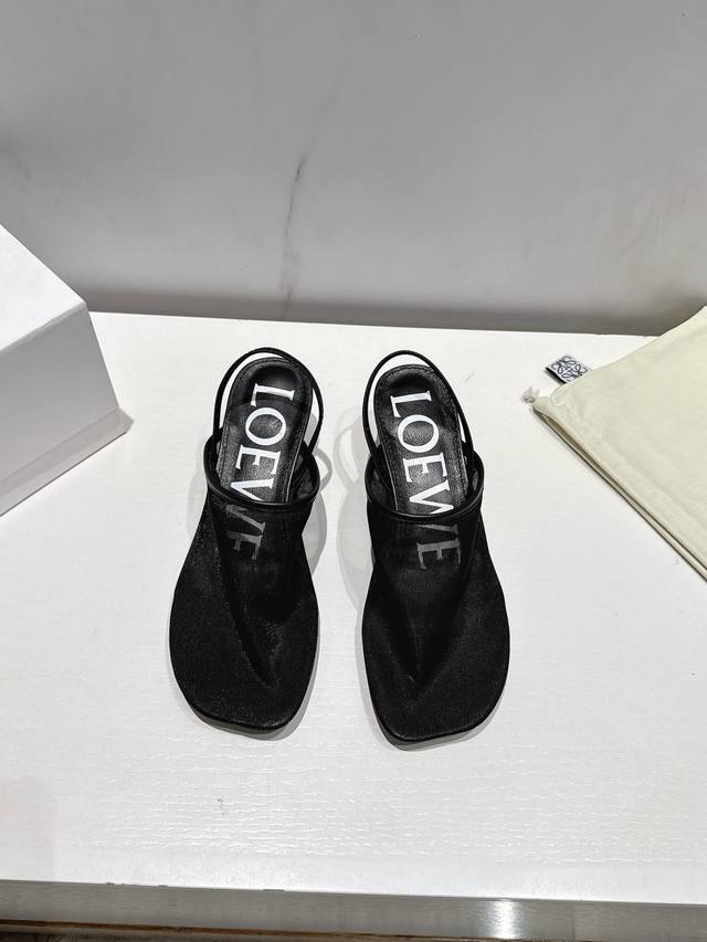 Loewe 25 summer kitten heel slippers