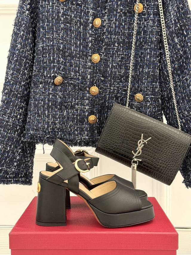 Factory price Valentino 25Ss Spring and Summer New waterproof platform high-hee
