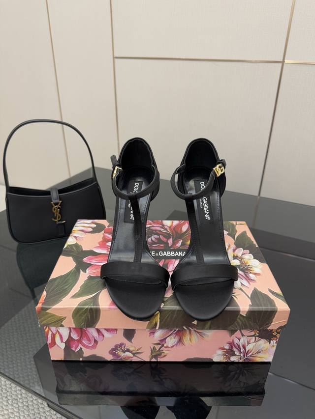 Dolce & Gabbana 25Ss lace-up high-heeled sandals Upper: silk Lining: sheepskin F