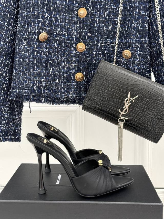factory price Saint Lauren*Ysl Saint Laurent 25Ss Sexy high-heeled sandals and s