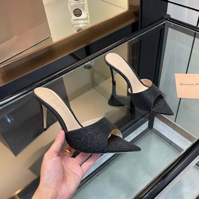 Gianvito Rossi 2025 new slippers Original development Top version Purchasing qua