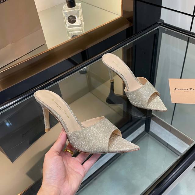 Gianvito Rossi 2025 new slippers Original development Top version Purchasing qua