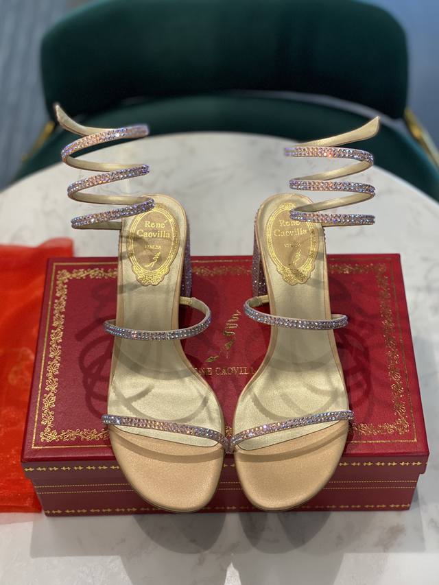 Renee Jovella's super popular spring and summer fairy crystal sandals [snake ri
