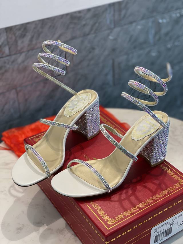 Renee Jovella's super popular spring and summer fairy crystal sandals [snake ri