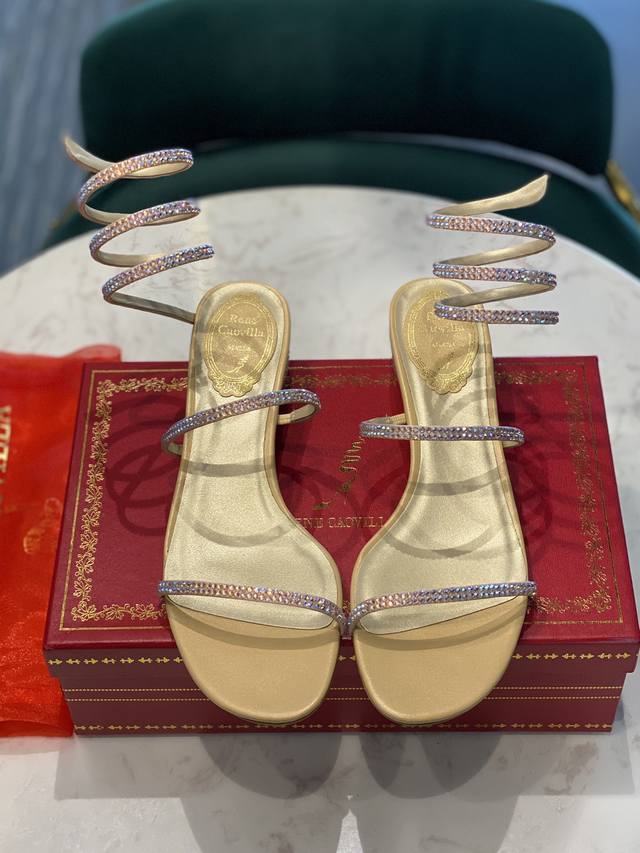 Renee Jovella's super popular spring and summer fairy crystal sandals [snake ri
