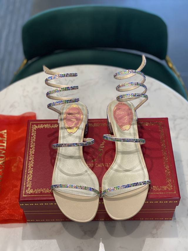 Renee Jovella's super popular spring and summer fairy crystal sandals [snake ri