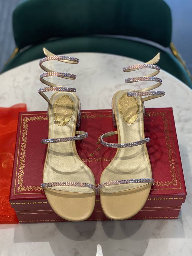 Renee Jovella's super popular spring and summer fairy crystal sandals [snake ri
