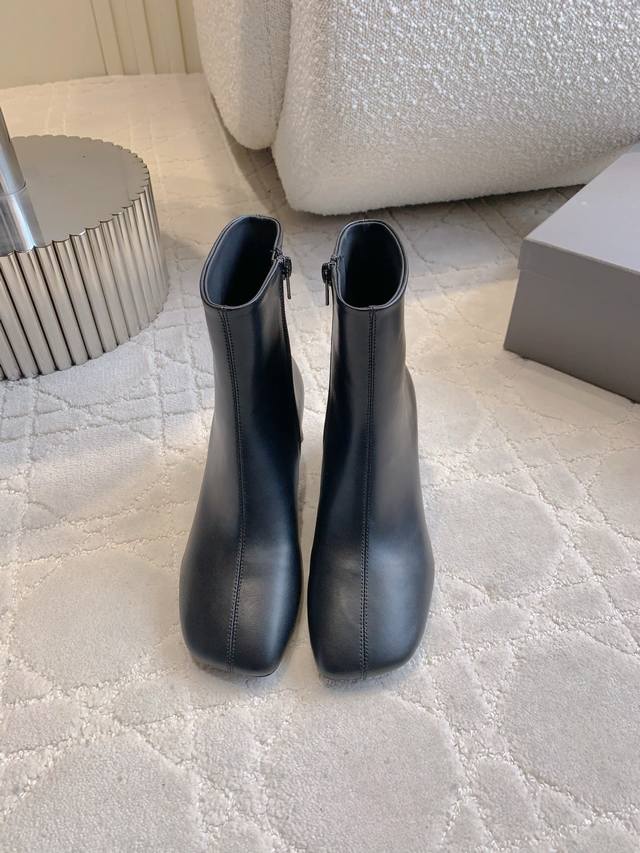 Factory price P Balenciag* New style thick heel short boots Cool and handsome s