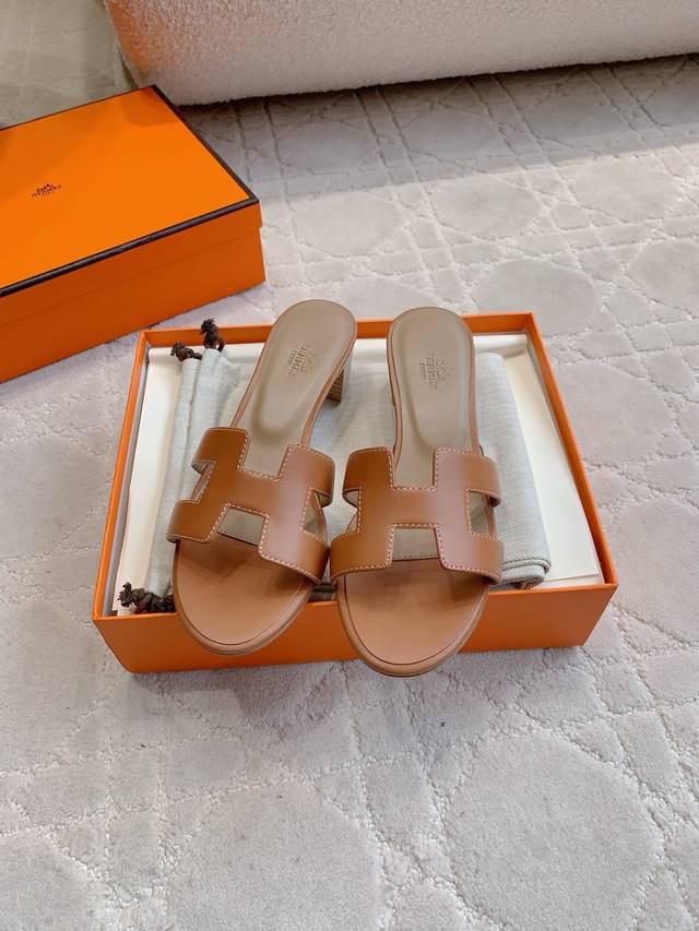 Factory price P Herme* Classic H-shaped high heel style, lengthening the leg li