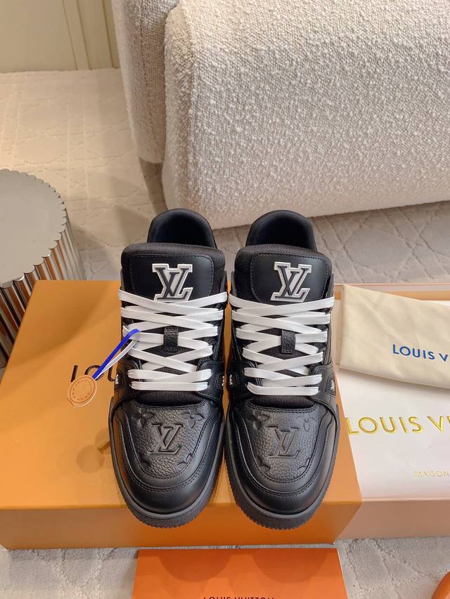 factory price P pink only women's size Louis Vuitto*classic Trainer series sneak