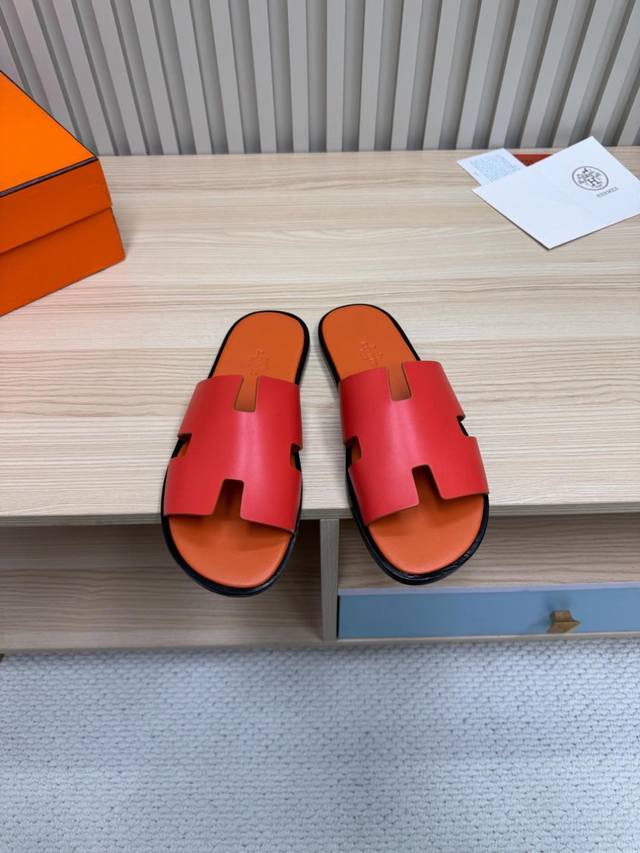 Couple's Style* Hermes Lzmir Retro Second Uncle Slippers | Classic H Slippers,