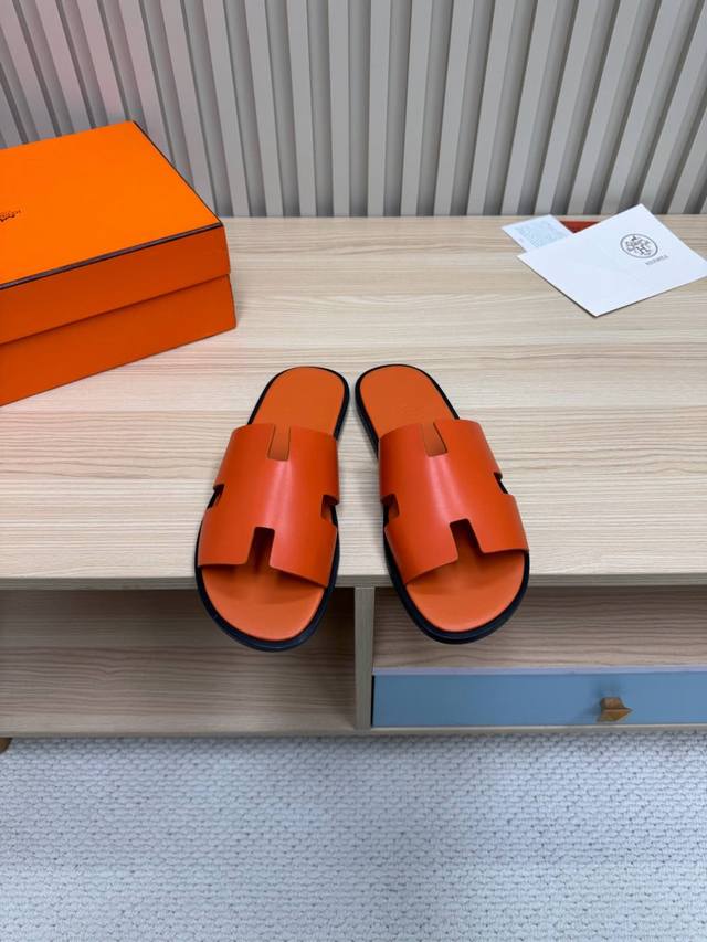 Couple's Style* Hermes Lzmir Retro Second Uncle Slippers | Classic H Slippers,