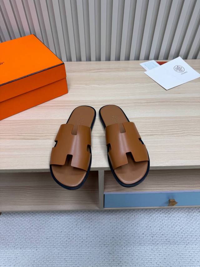 Couple's Style* Hermes Lzmir Retro Second Uncle Slippers | Classic H Slippers,