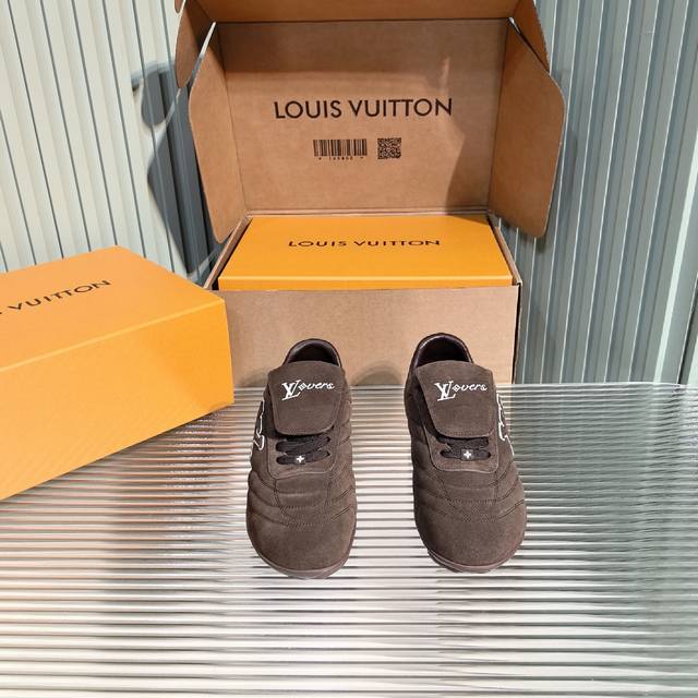 Louis Vuitton Louis Vuitton 25Ss Spring/Summer New Footprint Series Couple Sneak