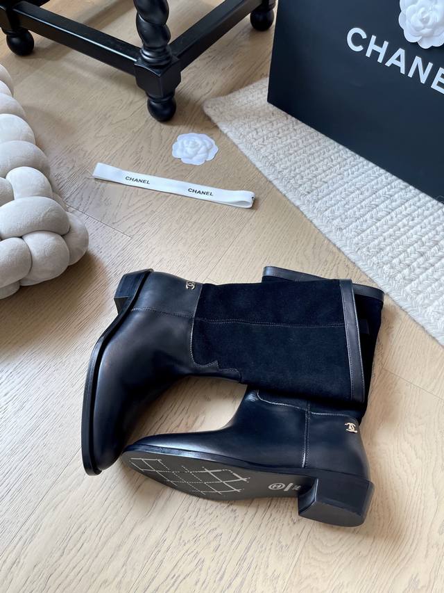 Chanel 25A suede boots series! Top version! First to sell Suede upper, sheepskin