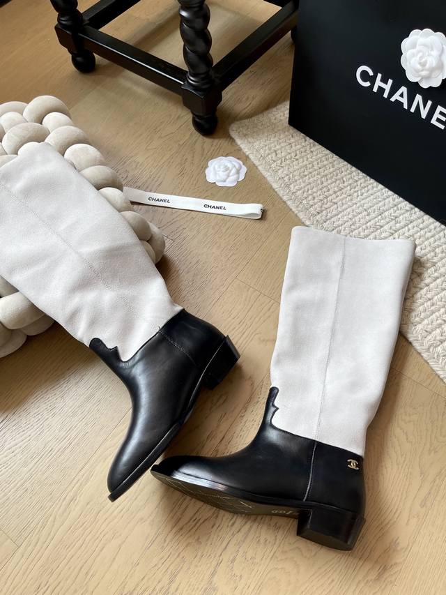 Chanel 25A suede boots series! Top version! First to sell Suede upper, sheepskin