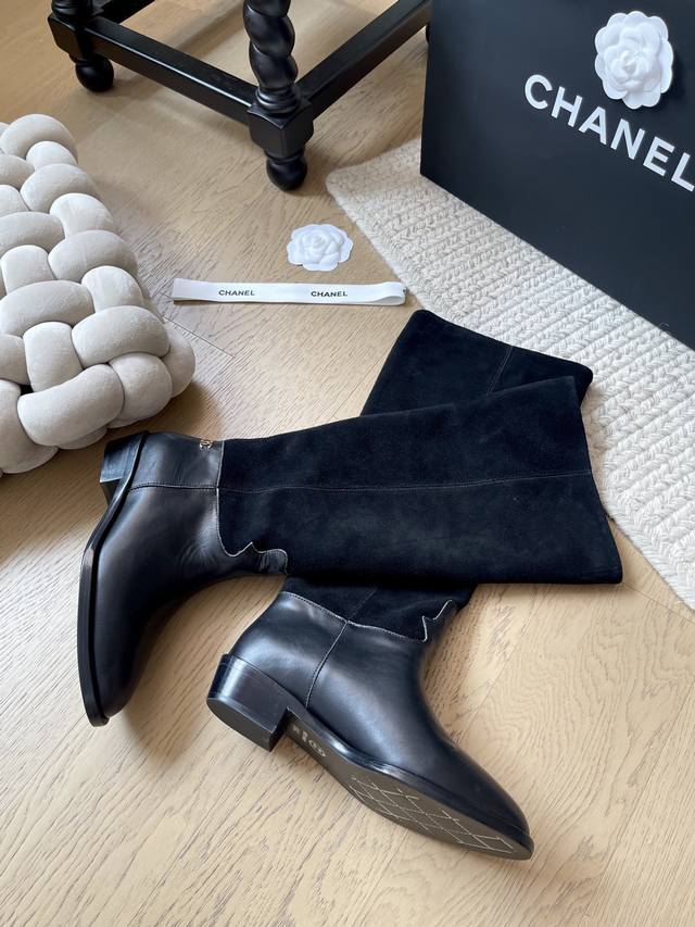 Chanel 25A suede boots series! Top version! First to sell Suede upper, sheepskin