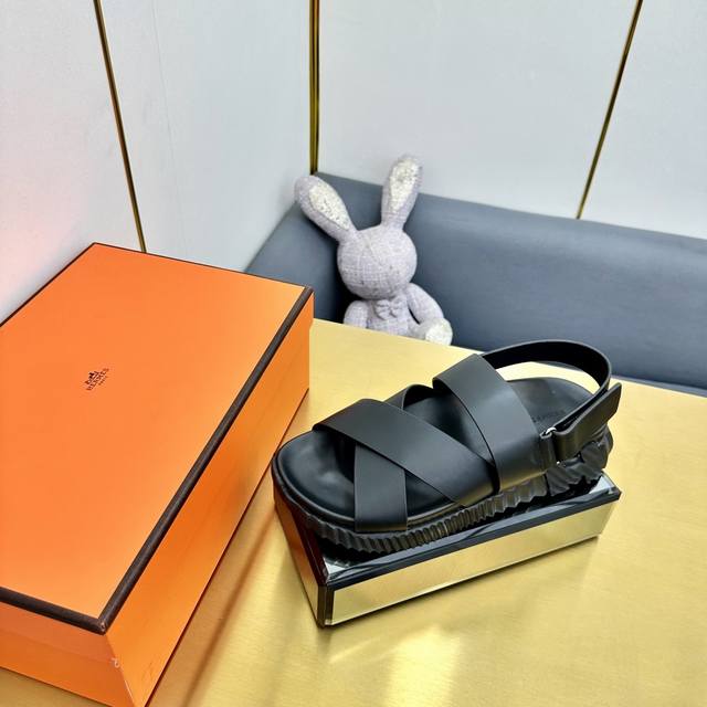 Hermes top version# Hermes second uncle cross-slipper sandals Original purchase