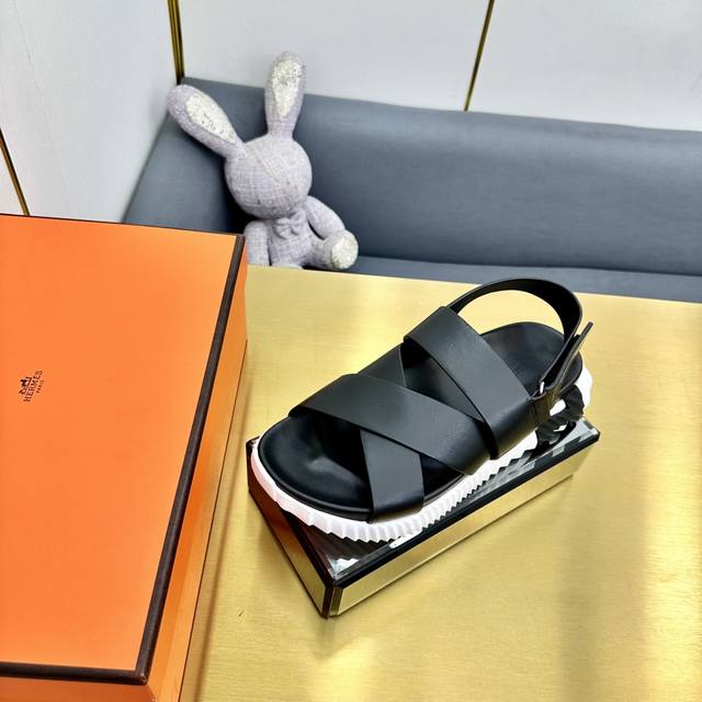 Hermes top version# Hermes second uncle cross-slipper sandals Original purchase