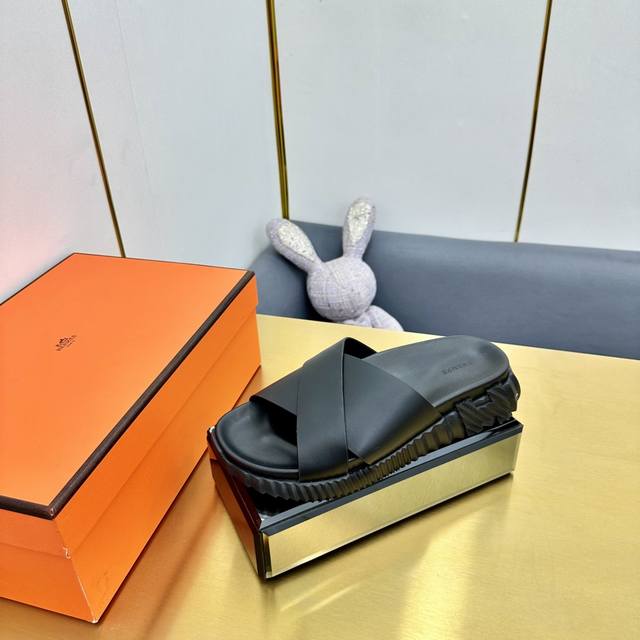 Hermes top version# Hermes second uncle cross-slipper sandals Original purchase