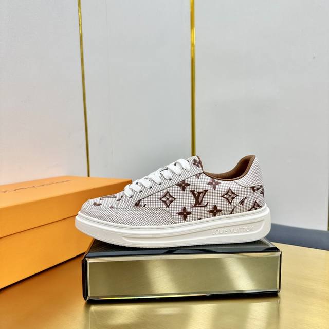 Male +10! ! Lv official latest height-increasing shoes, fabric: imported top la