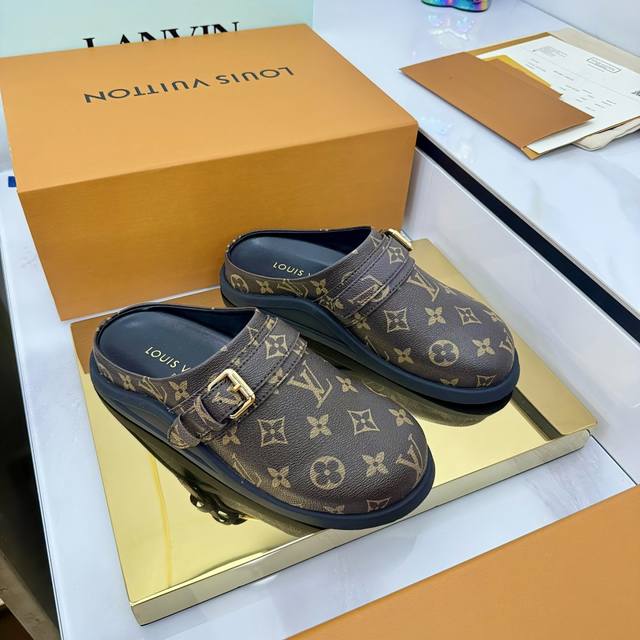Factory price Pp Louis Vuitton Lv 25Ss new Birkenstock slippers are cute and fe