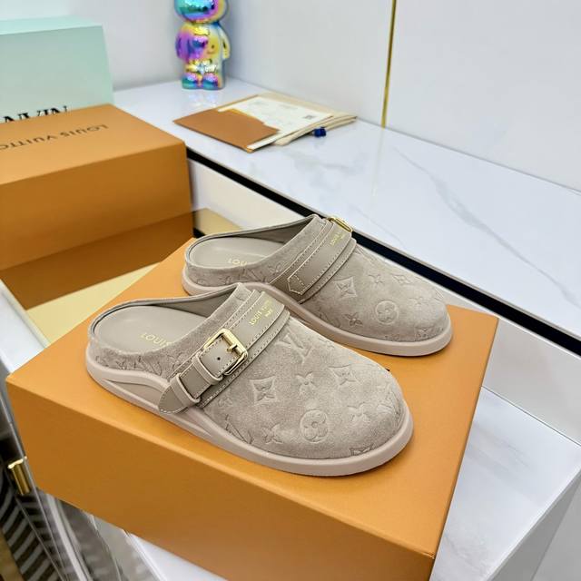 Factory price Pp Louis Vuitton Lv 25Ss new Birkenstock slippers are cute and fe