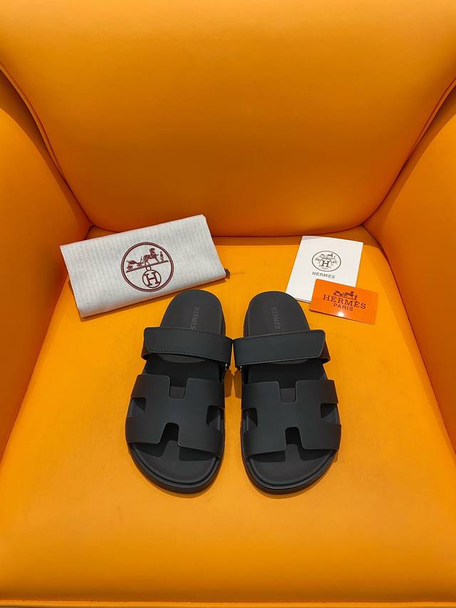 Factory top version men's size +10 New Herme* H family Chypre second uncle shoe