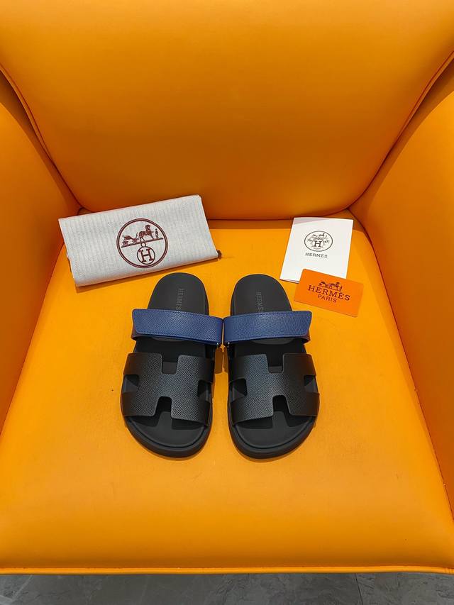 Factory top version men's size +10 New Herme* H family Chypre second uncle shoe