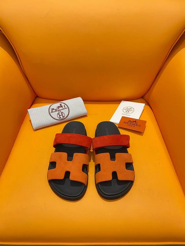 Factory top version men's size +10 New Herme* H family Chypre second uncle shoe