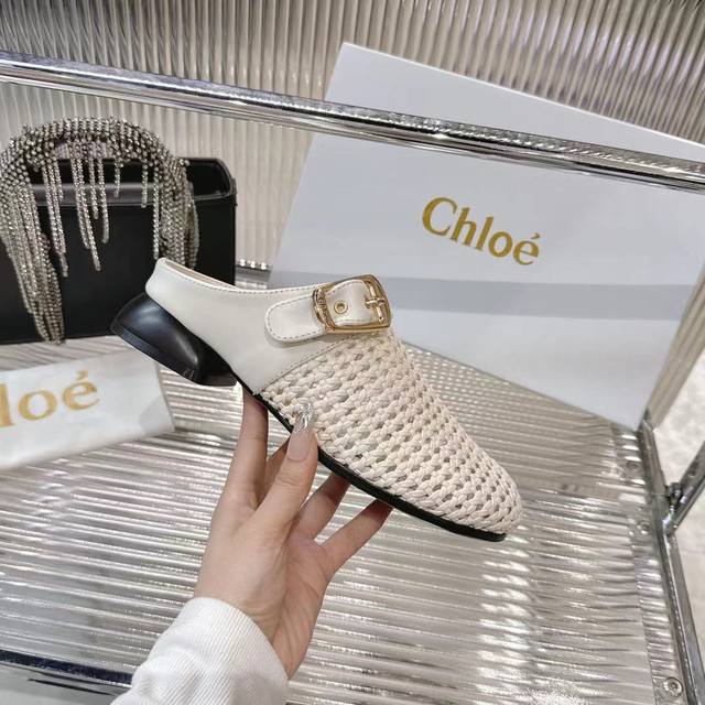 yuanChioe Chloe 25 new sandals series fabric half-slippers original sole, all h