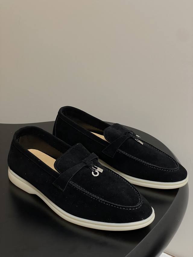 Male+10 Loro Piana Lp Classic Summer Charms Walk Moccasin Hardware Pendant Loafe