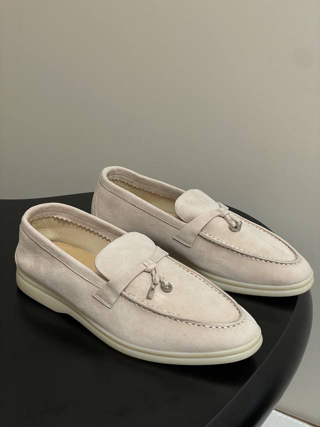 Male+10 Loro Piana Lp Classic Summer Charms Walk Moccasin Hardware Pendant Loafe