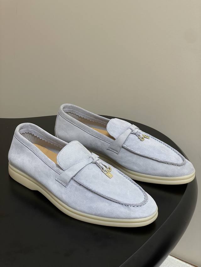 Male+10 Loro Piana Lp Classic Summer Charms Walk Moccasin Hardware Pendant Loaf