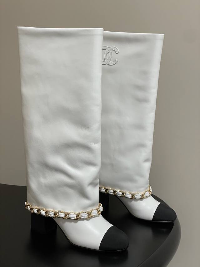Early Autumn New Chanel Xiaoxiang 25B Autumn and Winter Runway Style Turn-up Bi