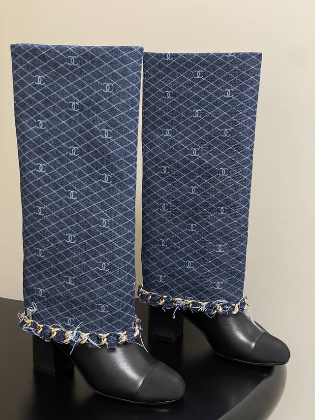 Early Autumn New Chanel Xiaoxiang 25B Autumn and Winter Runway Style Turn-up Bi